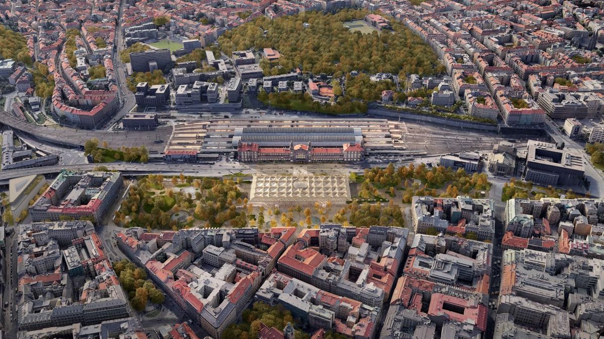 Sherwood na hlavním nádraží v Praze zmizí. Zakryje ho dřevěná střecha